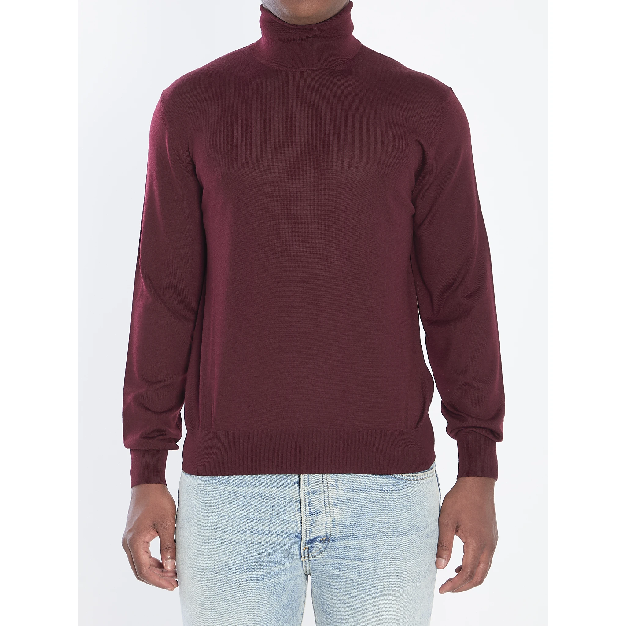 Wool turtleneck sweater