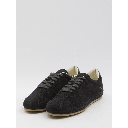 Driving sneakers in suede