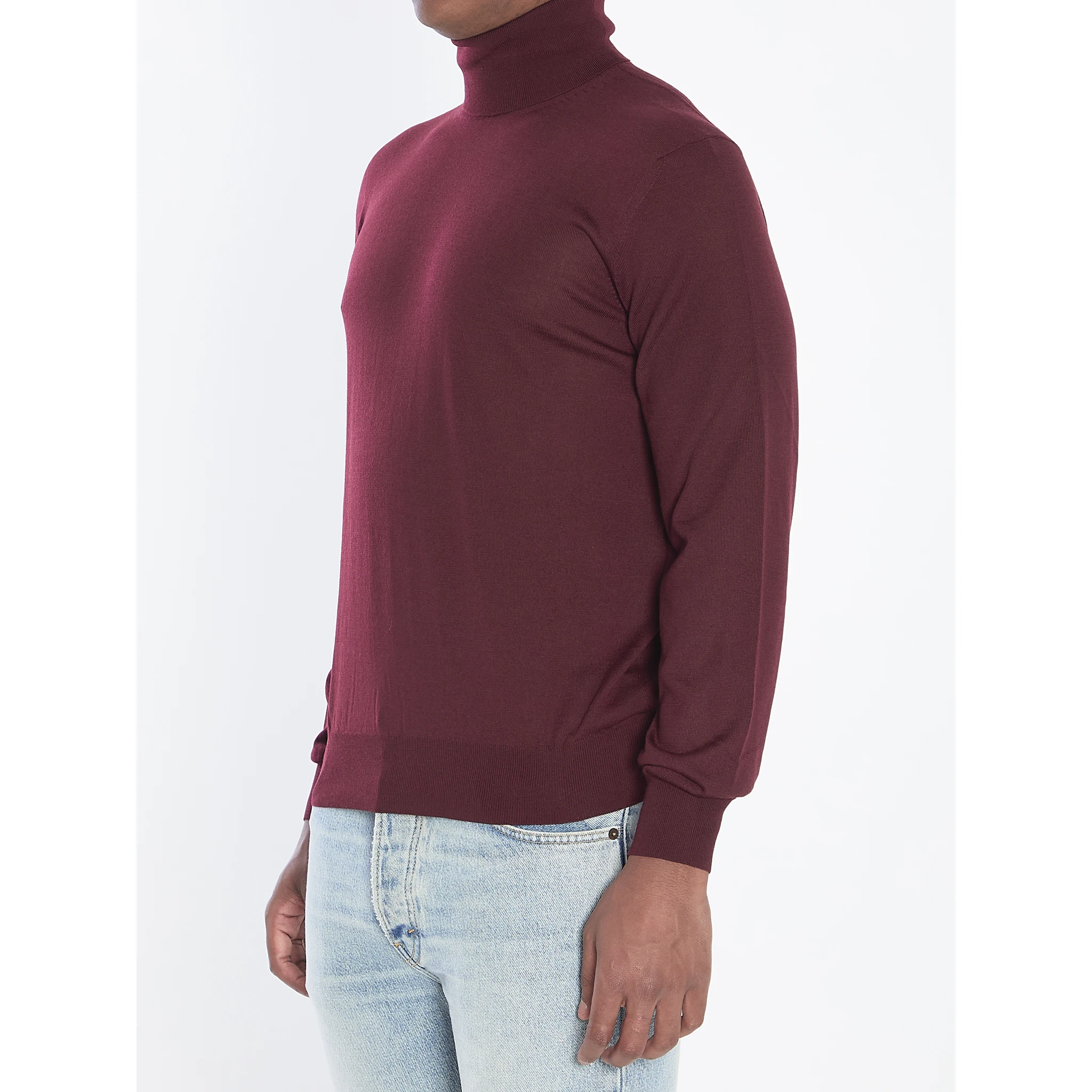 Wool turtleneck sweater