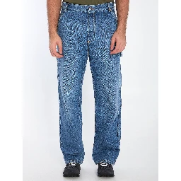 Vintage Indigo cargo jeans