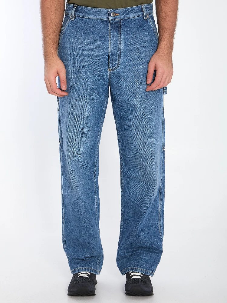Vintage Indigo cargo jeans