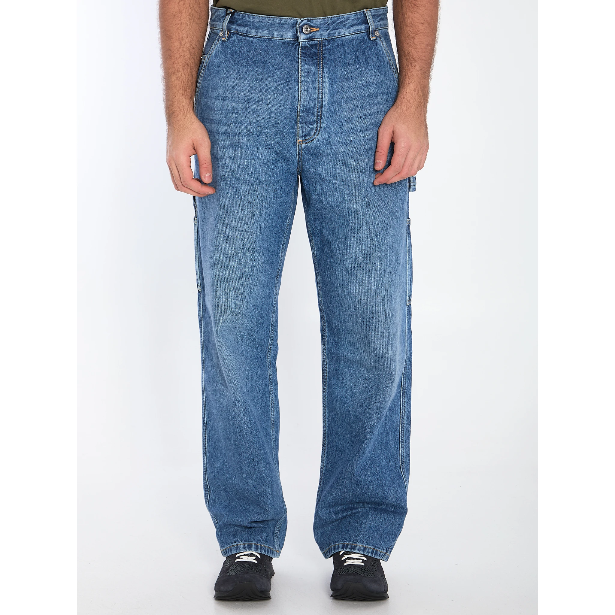 Vintage Indigo cargo jeans