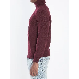 Wool turtleneck sweater