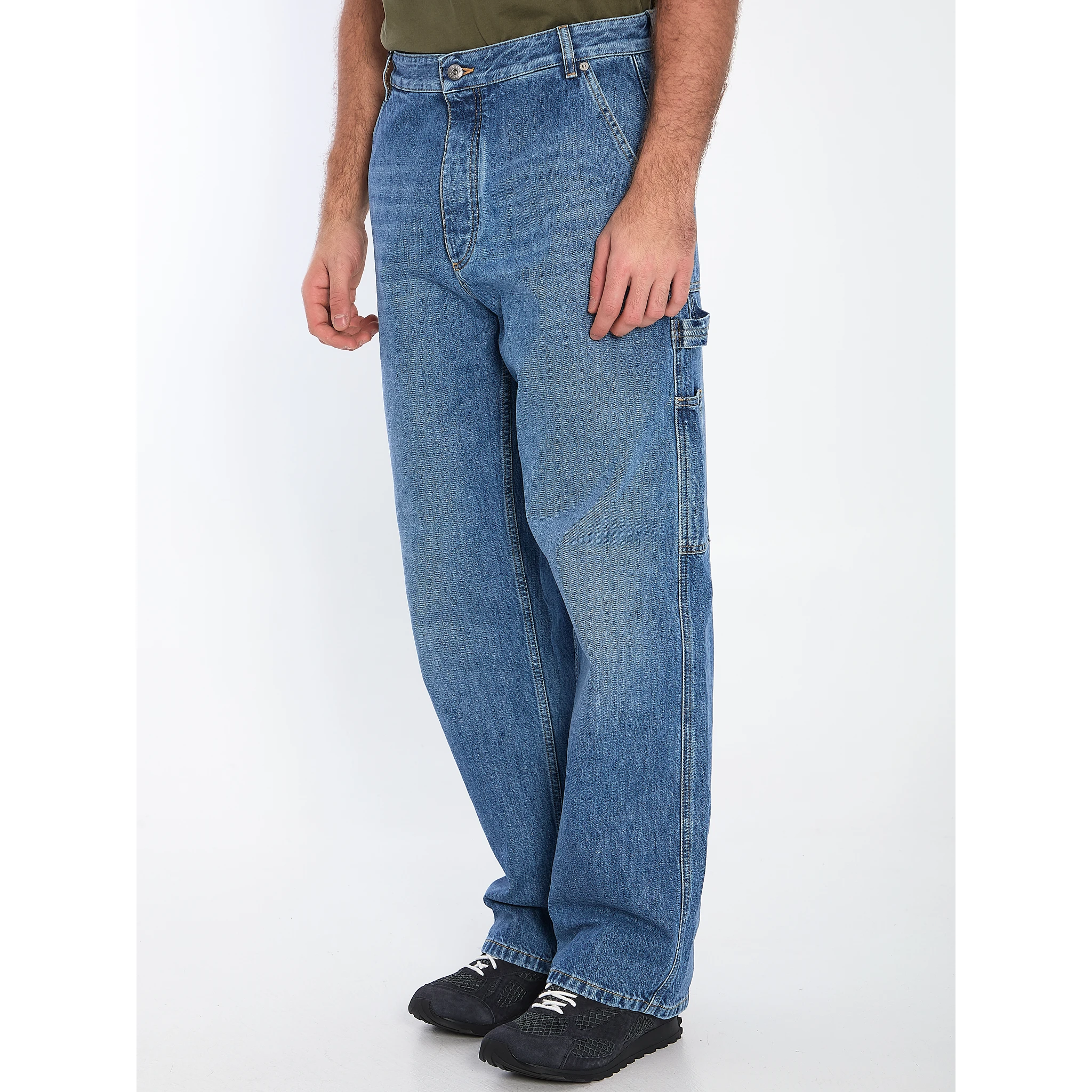 Vintage Indigo cargo jeans