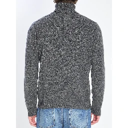 Mouline turtleneck sweater