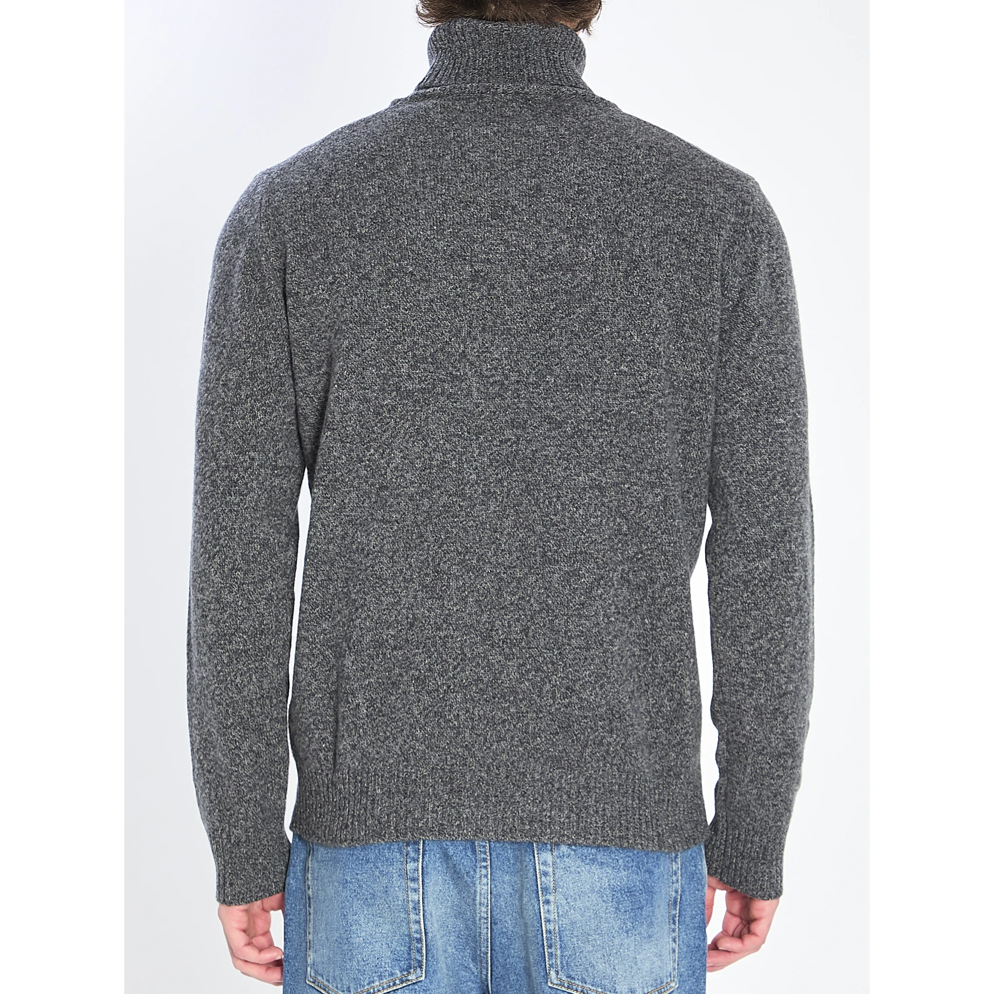 Mouline turtleneck sweater