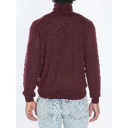 Wool turtleneck sweater