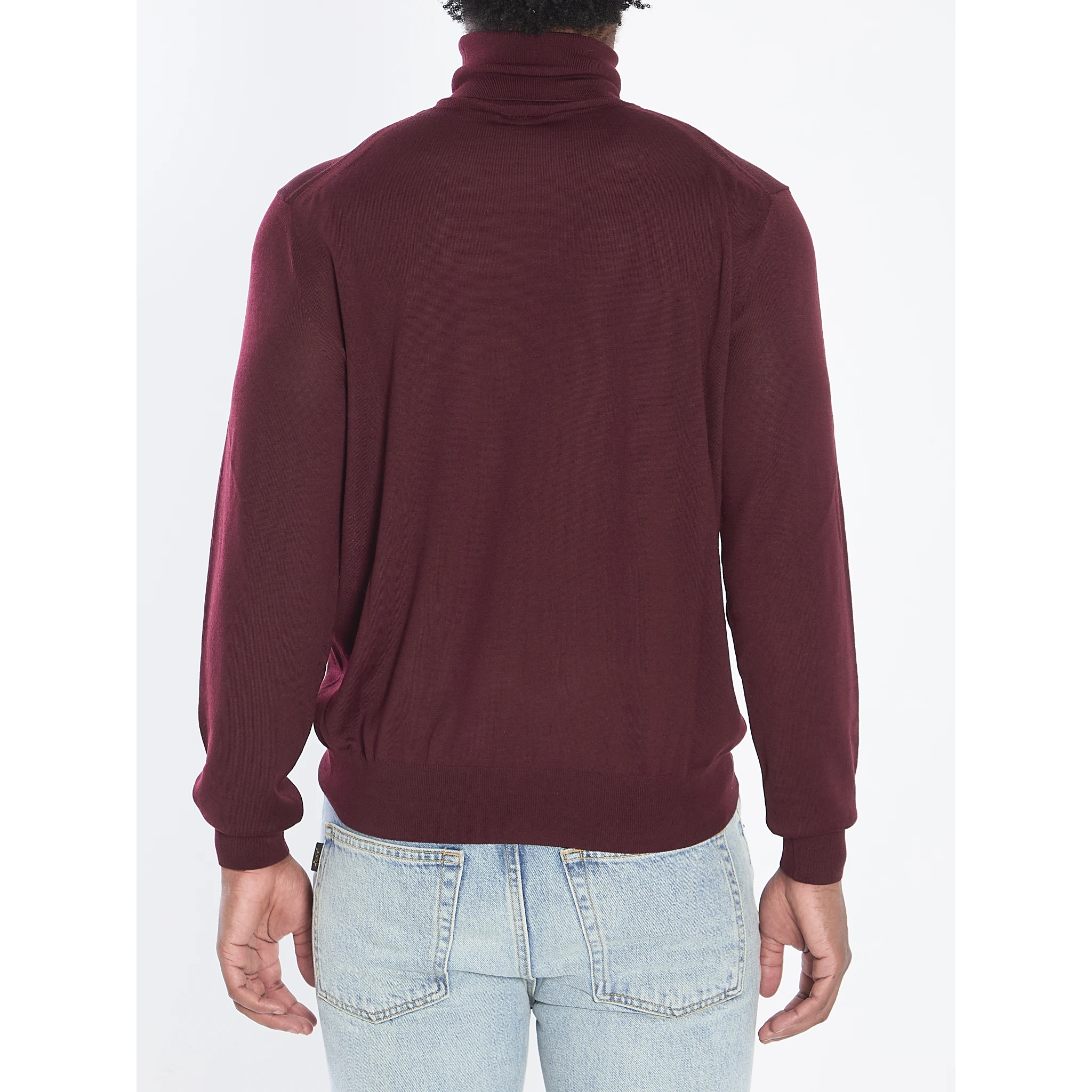 Wool turtleneck sweater