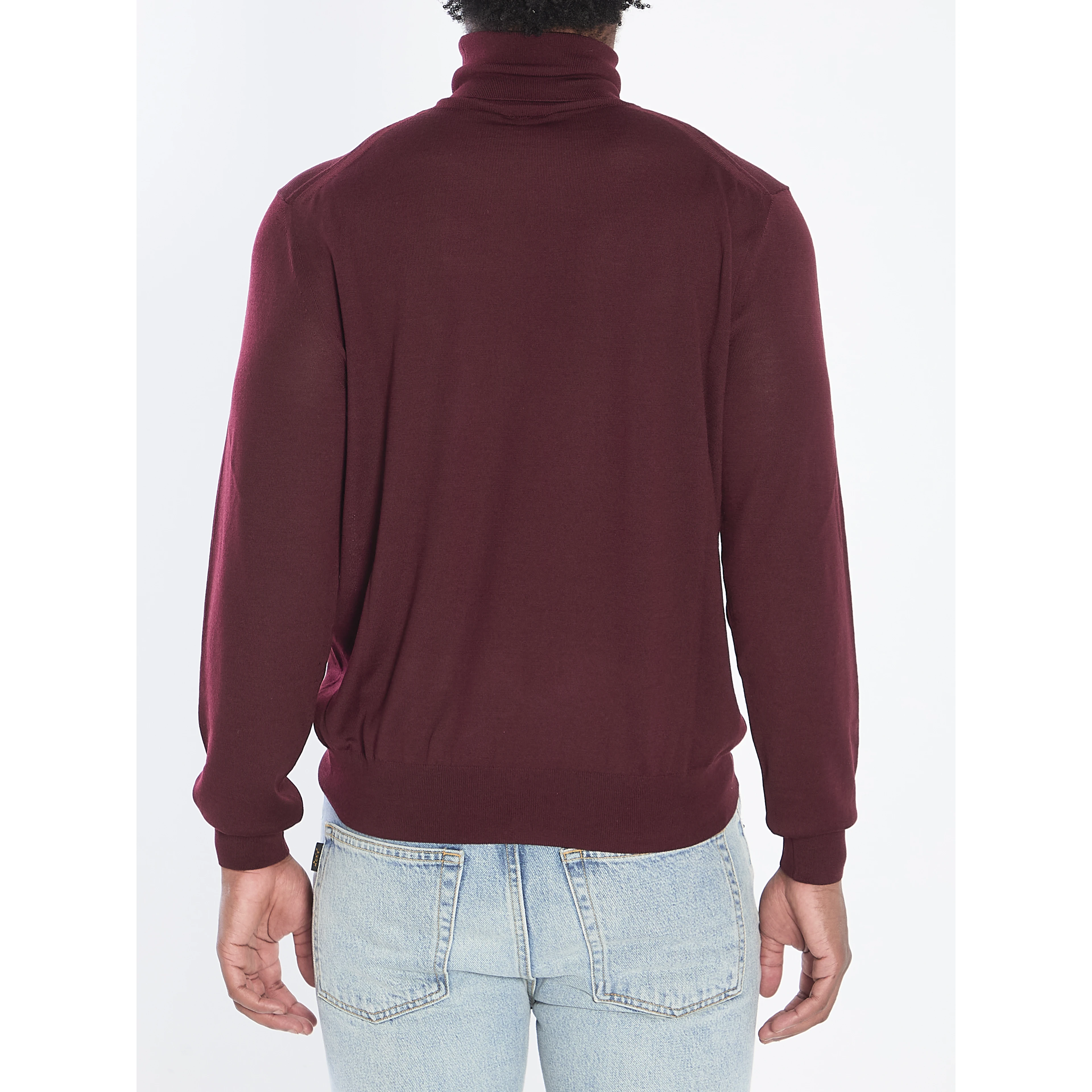 Wool turtleneck sweater