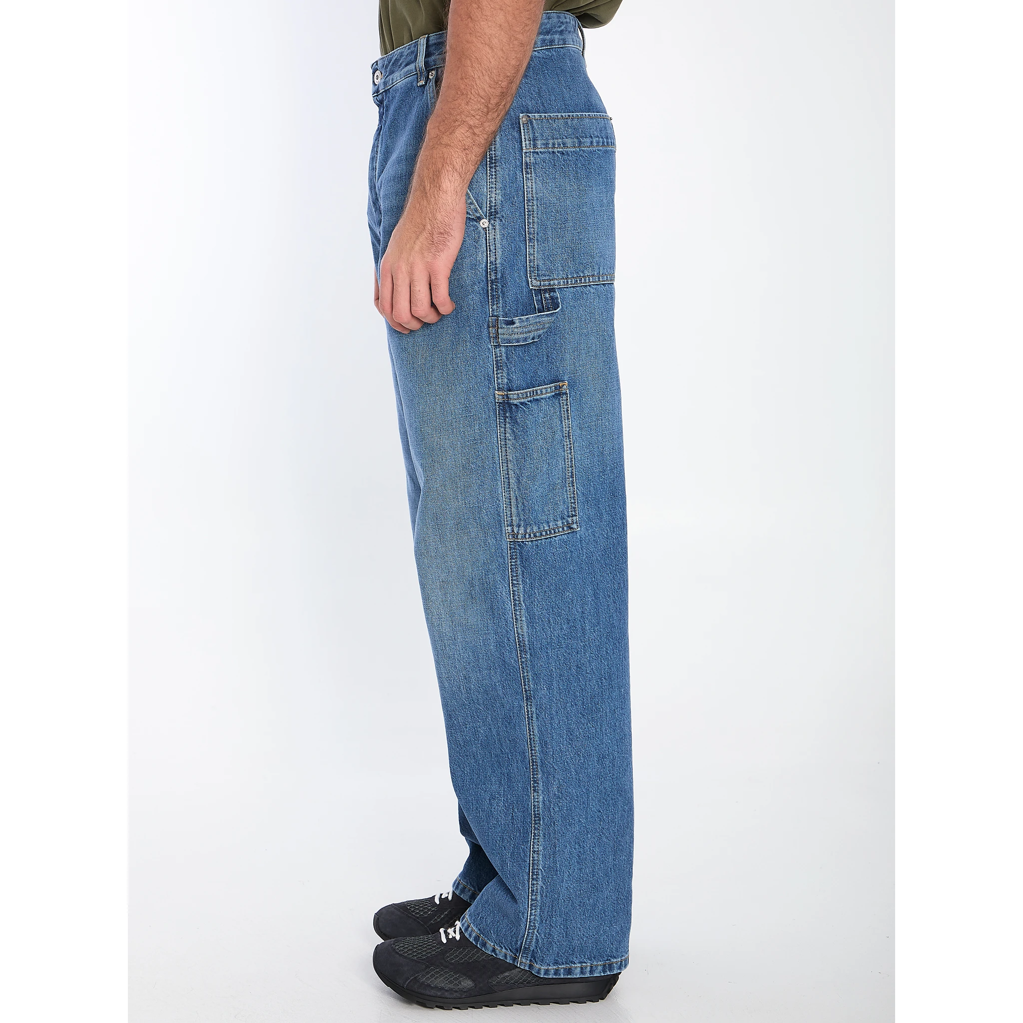 Vintage Indigo cargo jeans