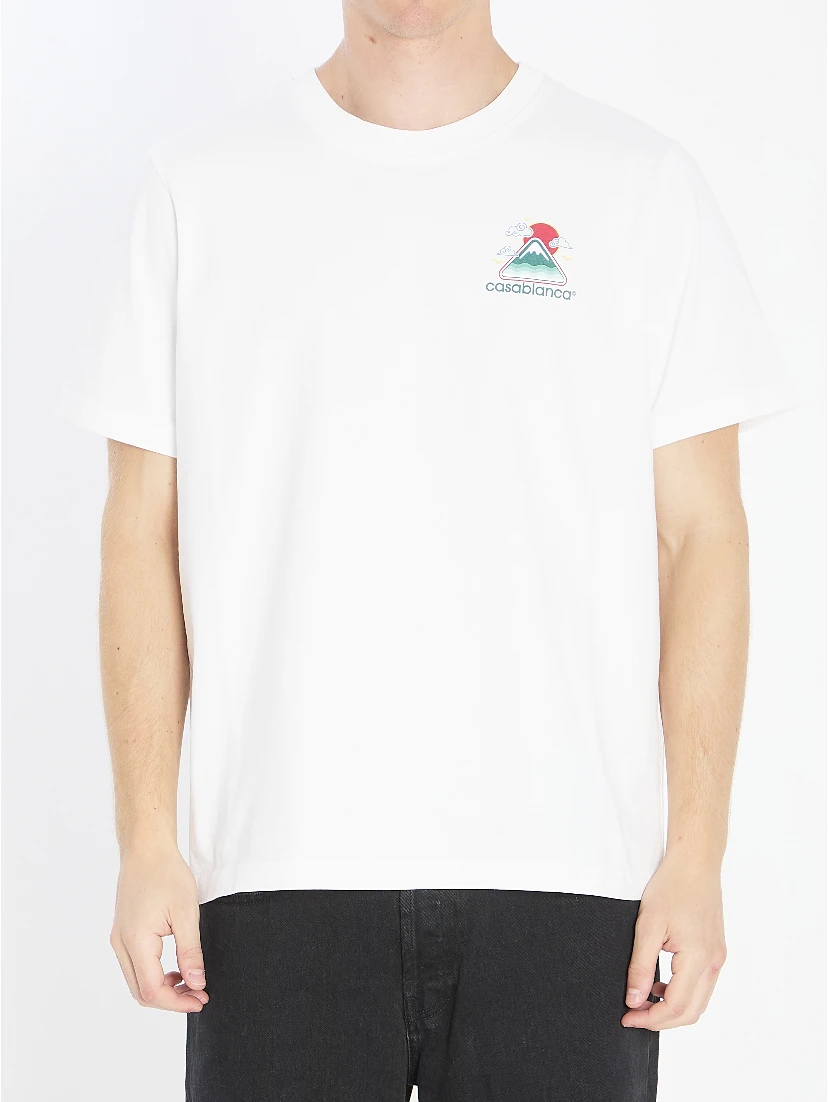 Montagne ondulée printed t-shirt