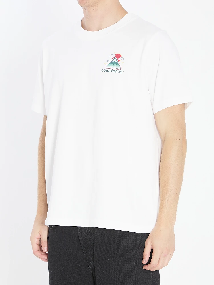 Montagne ondulée printed t-shirt alternative