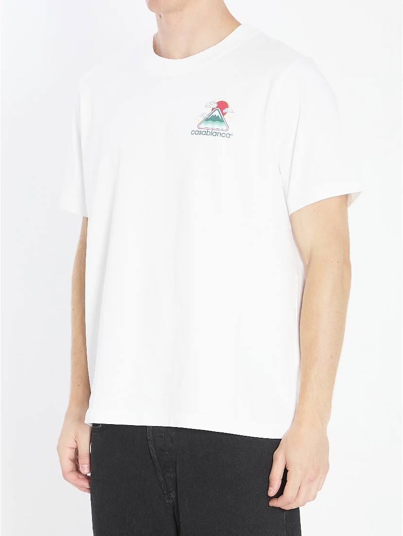 Montagne ondulée printed t-shirt