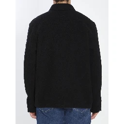 Overshirt in wool blend