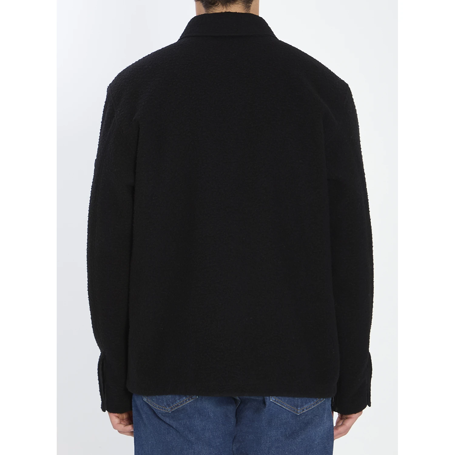 Overshirt in wool blend
