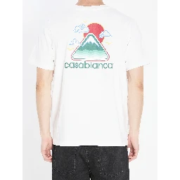 Montagne ondulée printed t-shirt