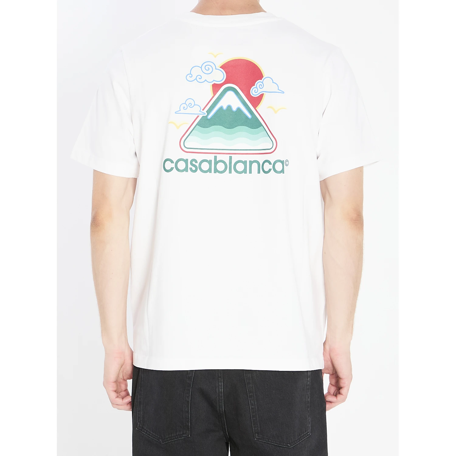 Montagne ondulée printed t-shirt