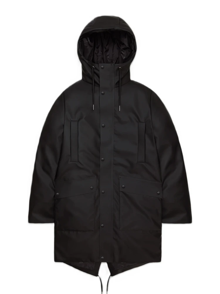 Rains Coats Black