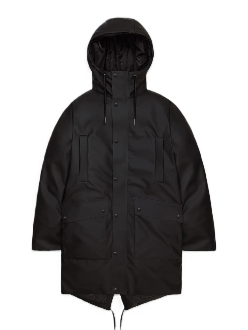 Rains Coats Black