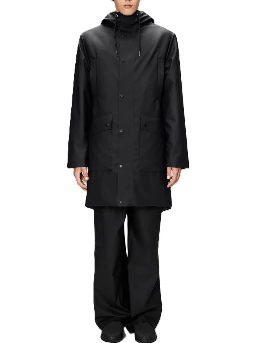 Rains Coats Black