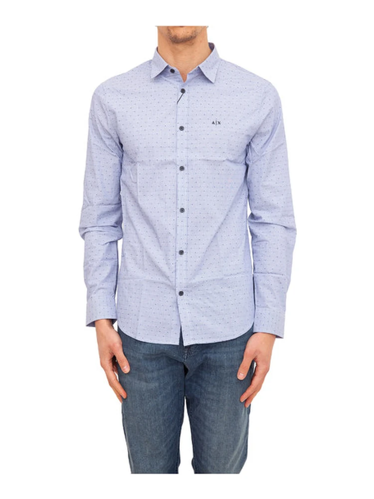 ARMANI EXCHANGE Shirts Blue