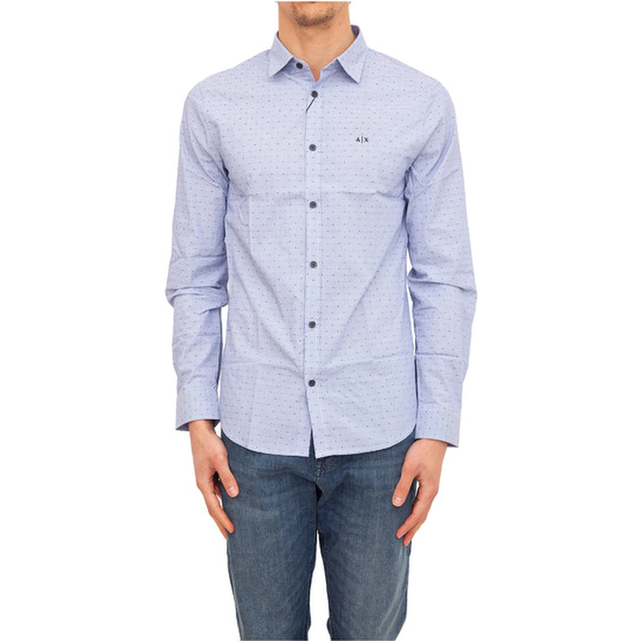 ARMANI EXCHANGE Shirts Blue