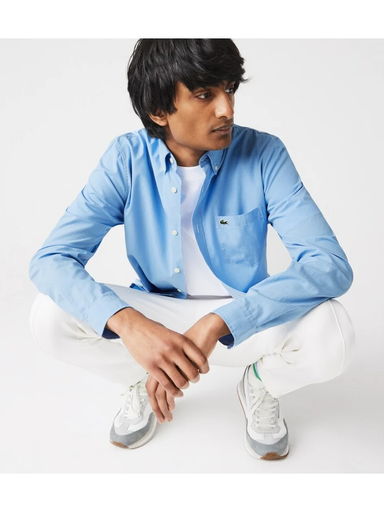 Lacoste Shirts Clear Blue