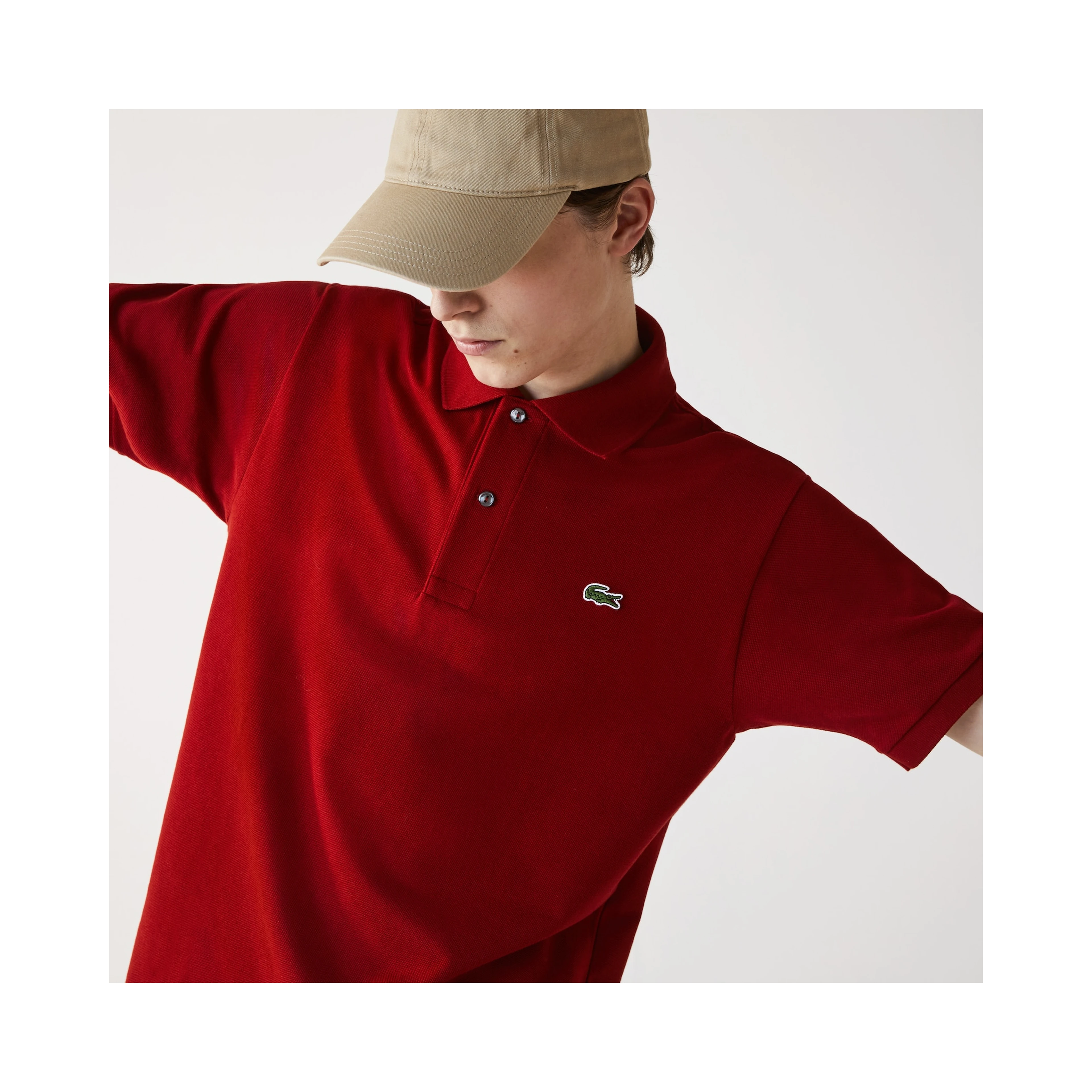 Lacoste T-shirts and Polos Red