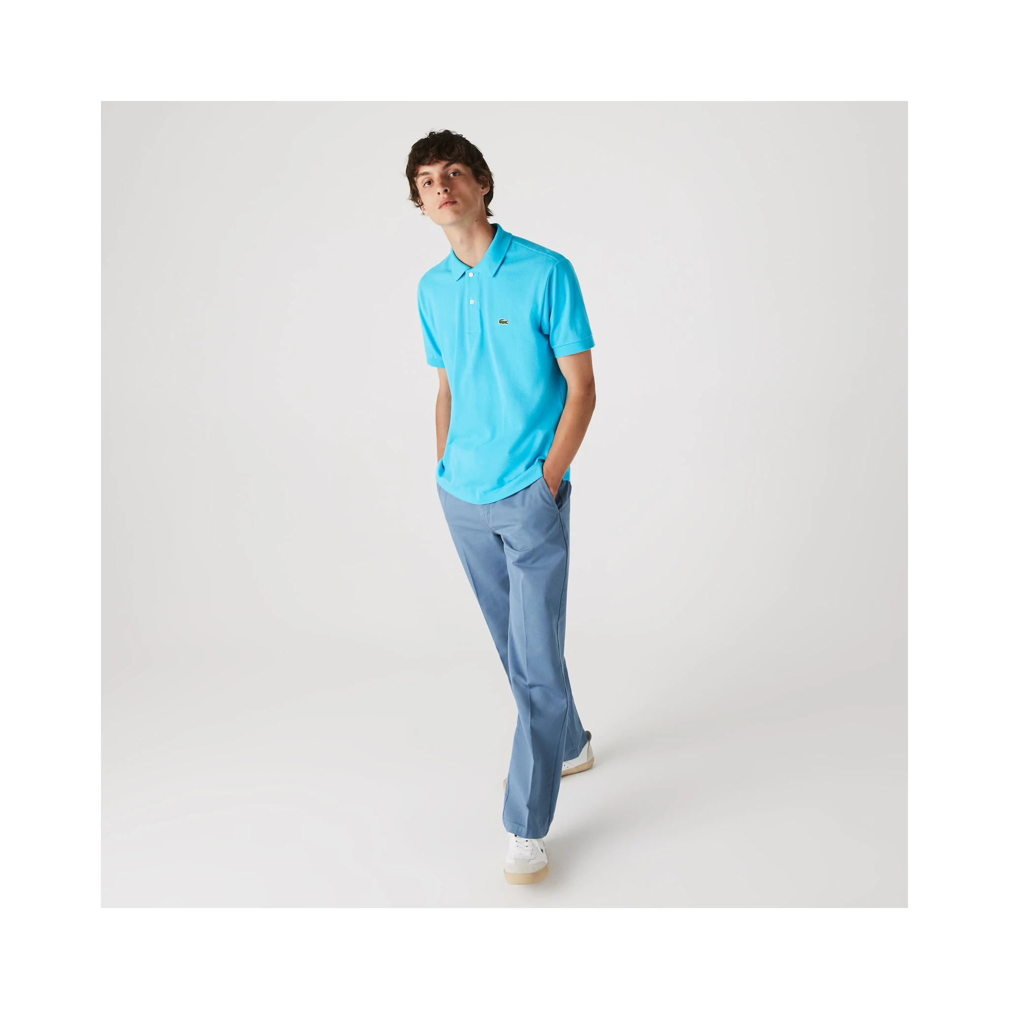 Lacoste T-shirts and Polos Clear Blue