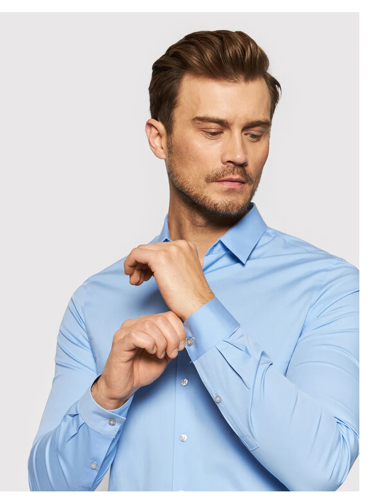 Calvin Klein Shirts Clear Blue