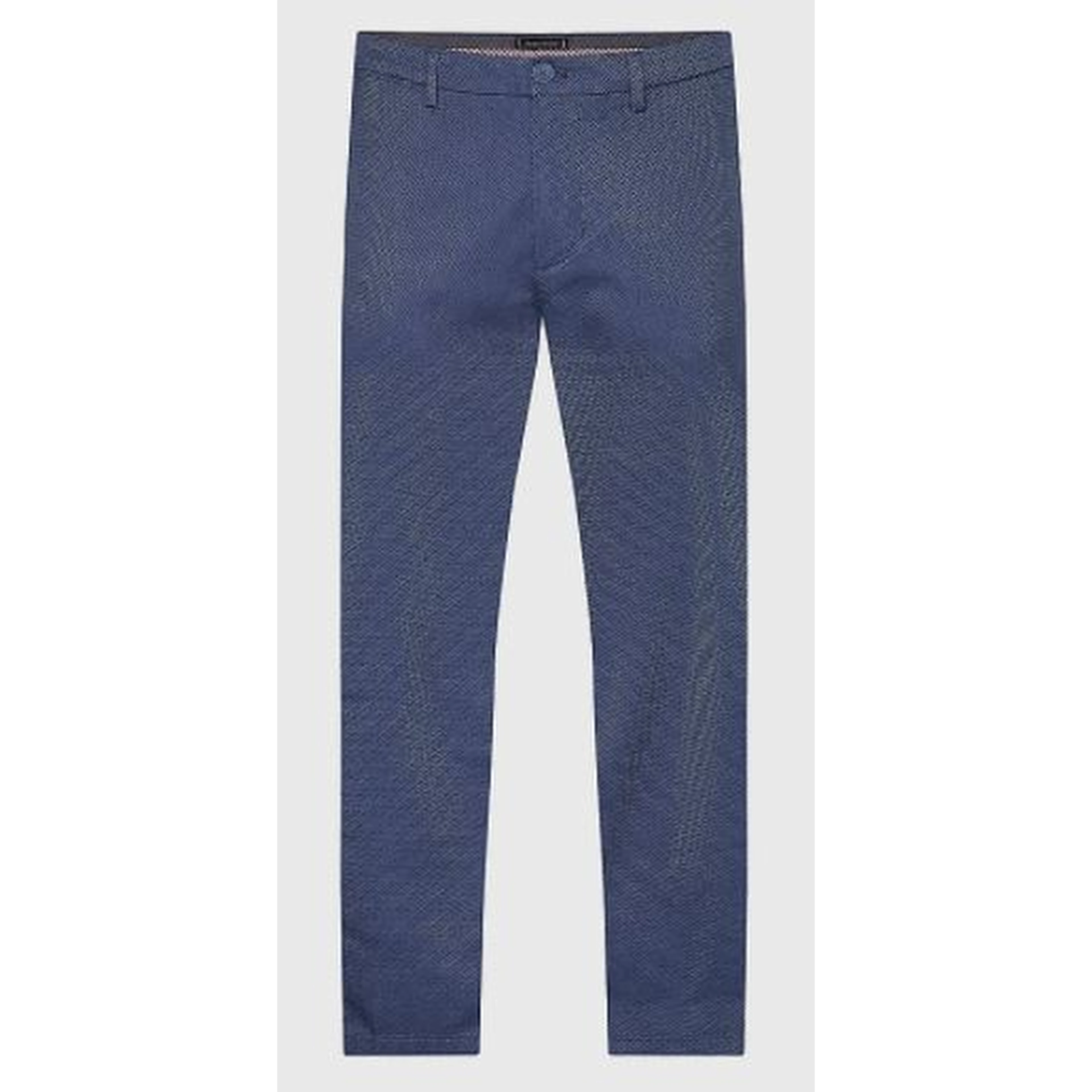 Men's blue slim fit chino pants