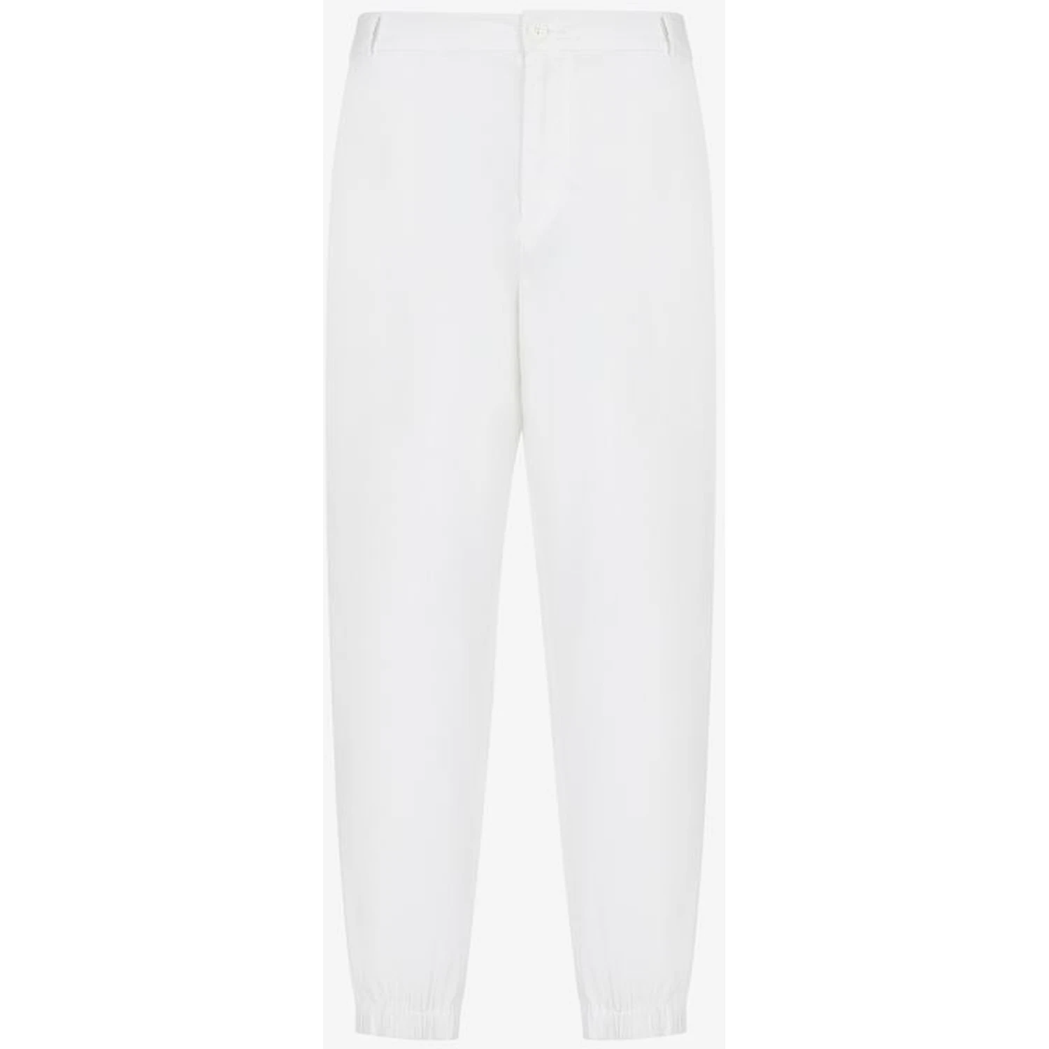 Men's white jogger pants