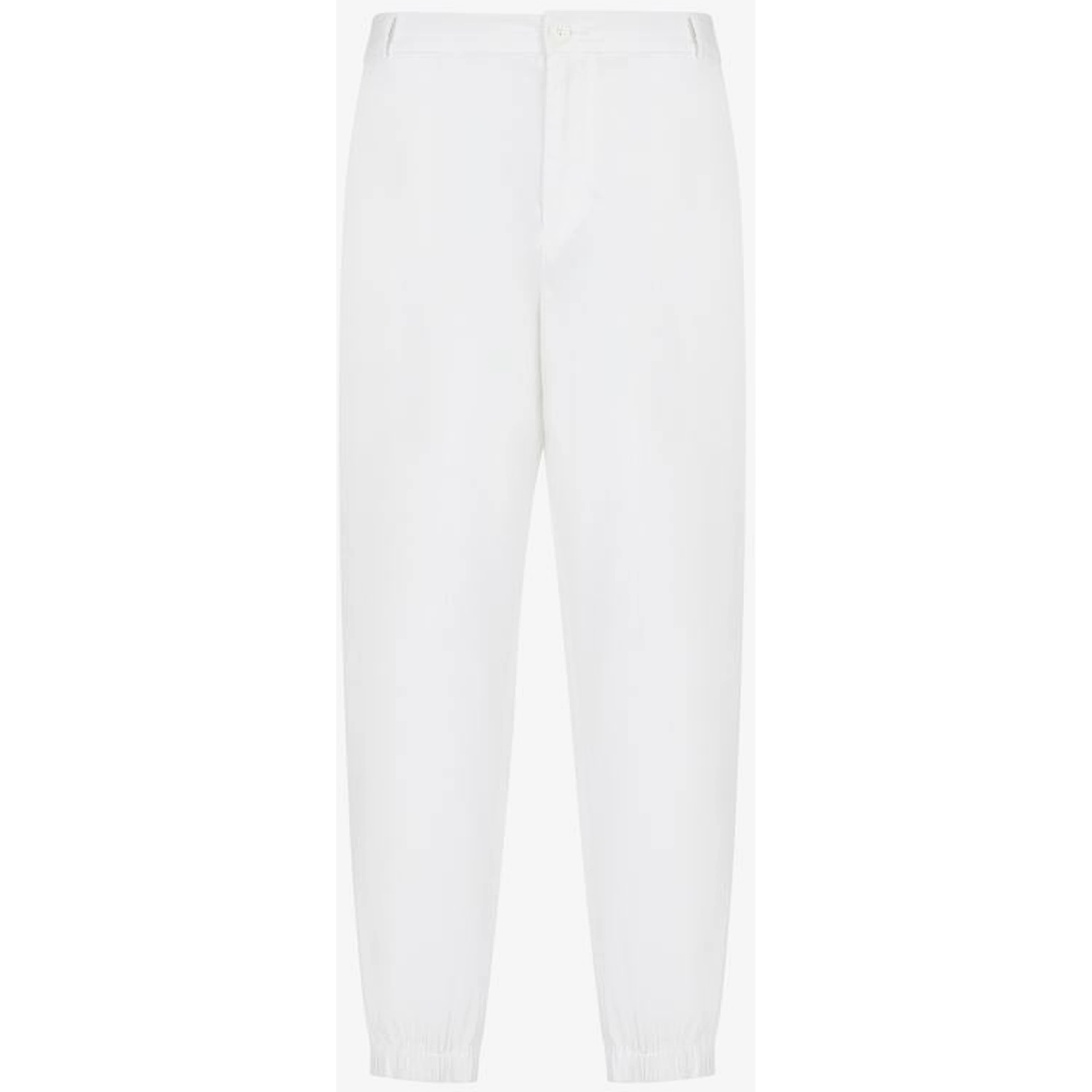 Men's white jogger pants