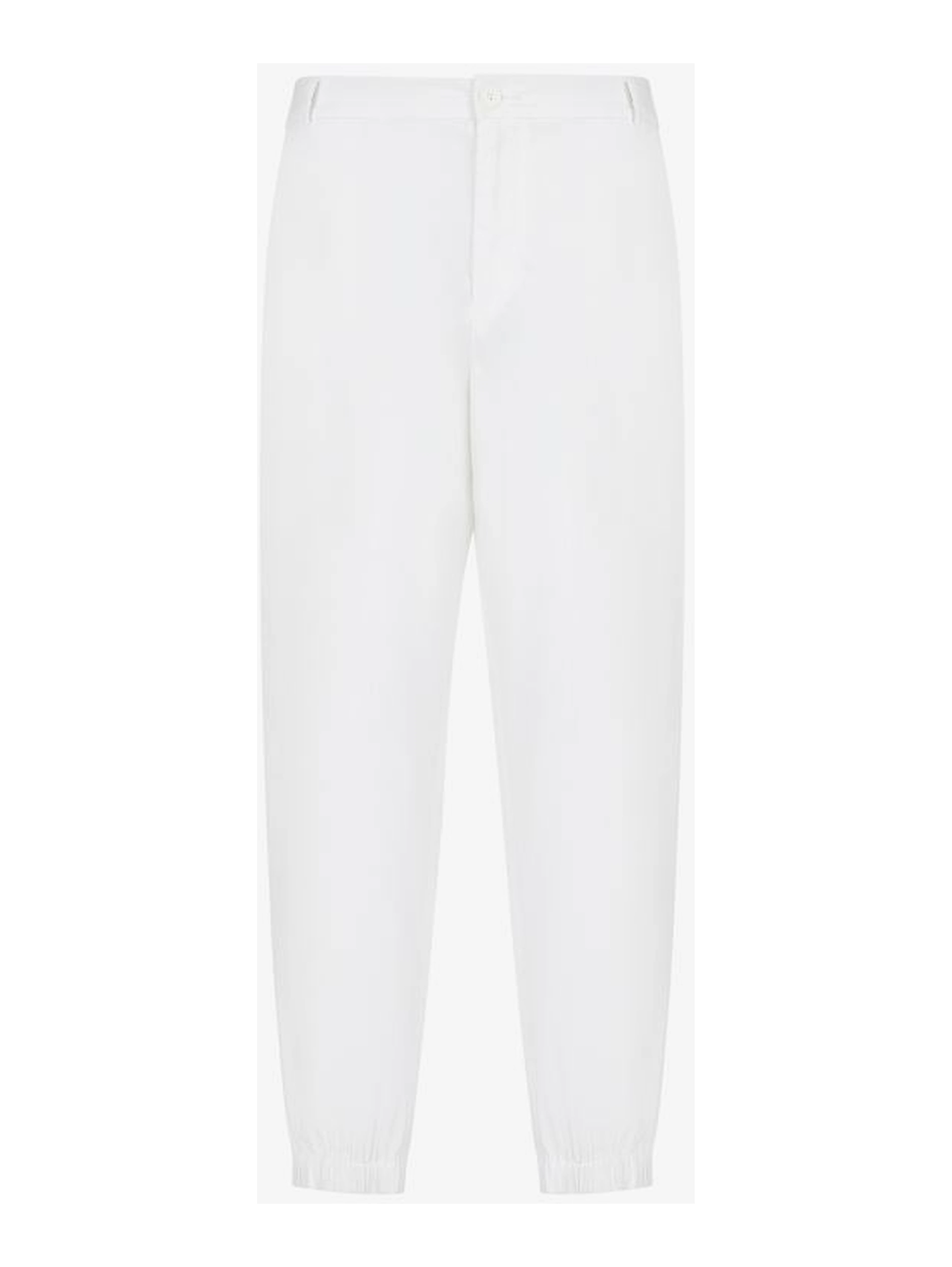 Men's white jogger pants