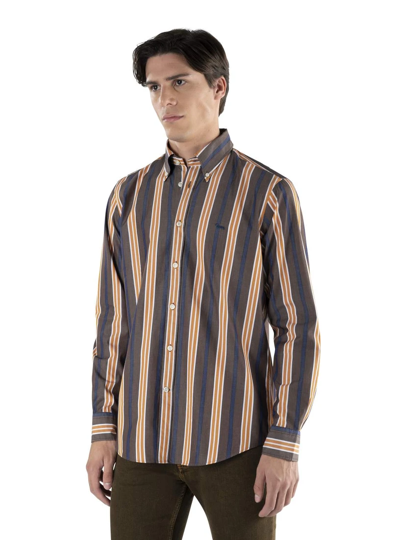 Harmont & Blaine Shirts Brown