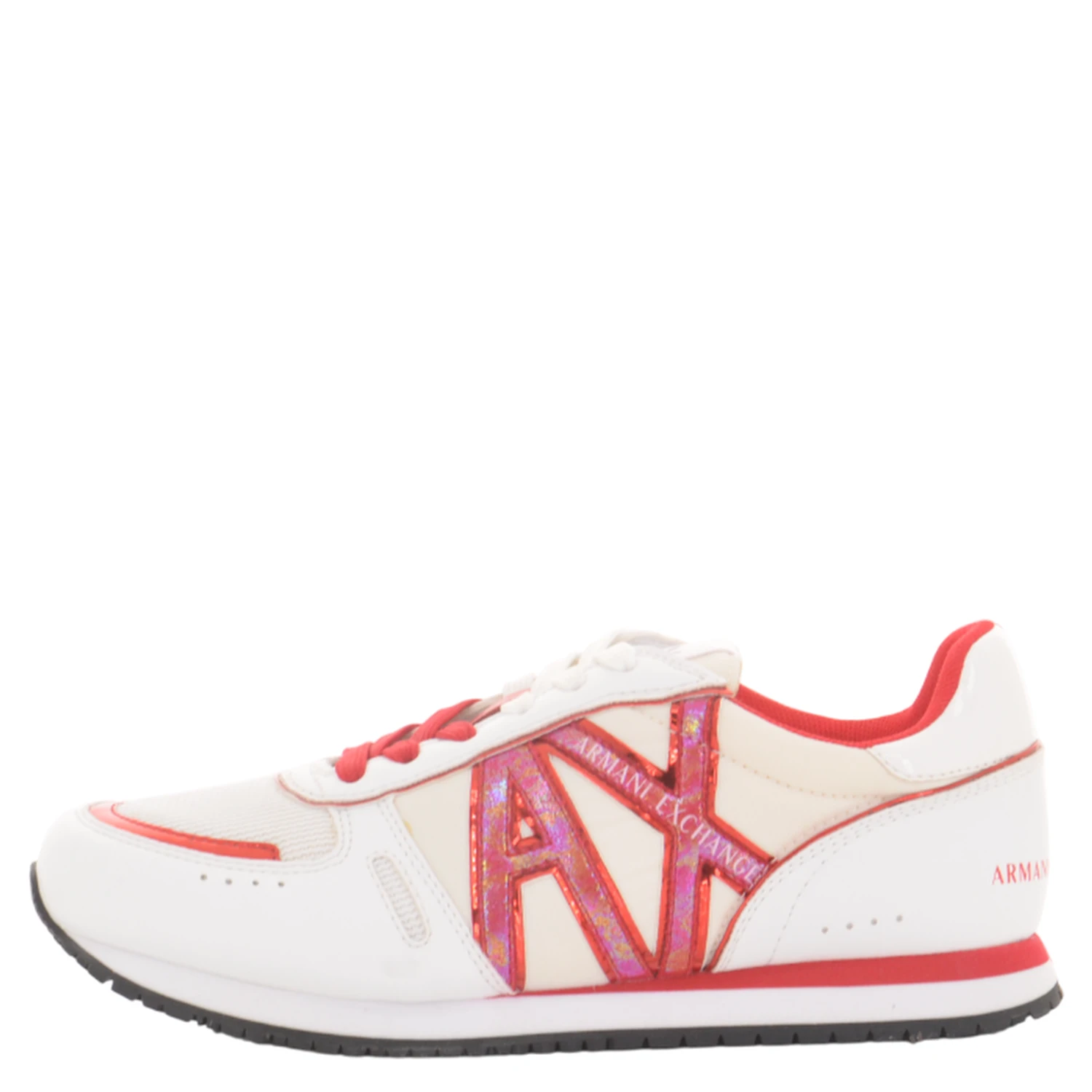 logo-patch lace-up sneakers