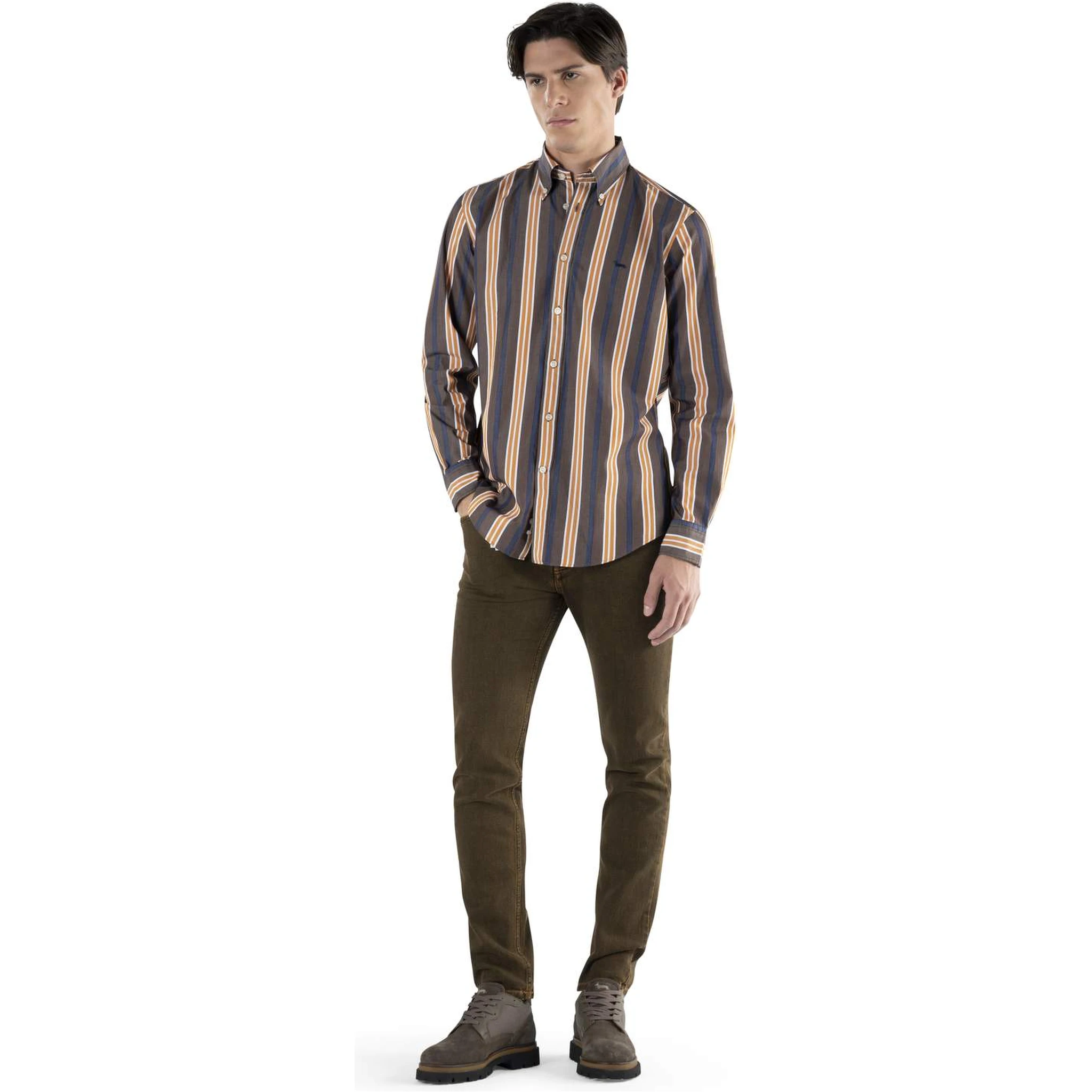 Harmont & Blaine Shirts Brown