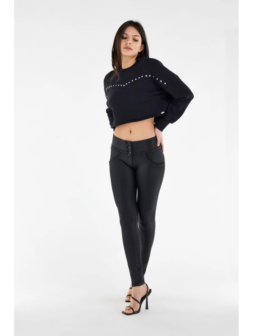 FREDDY Trousers Black