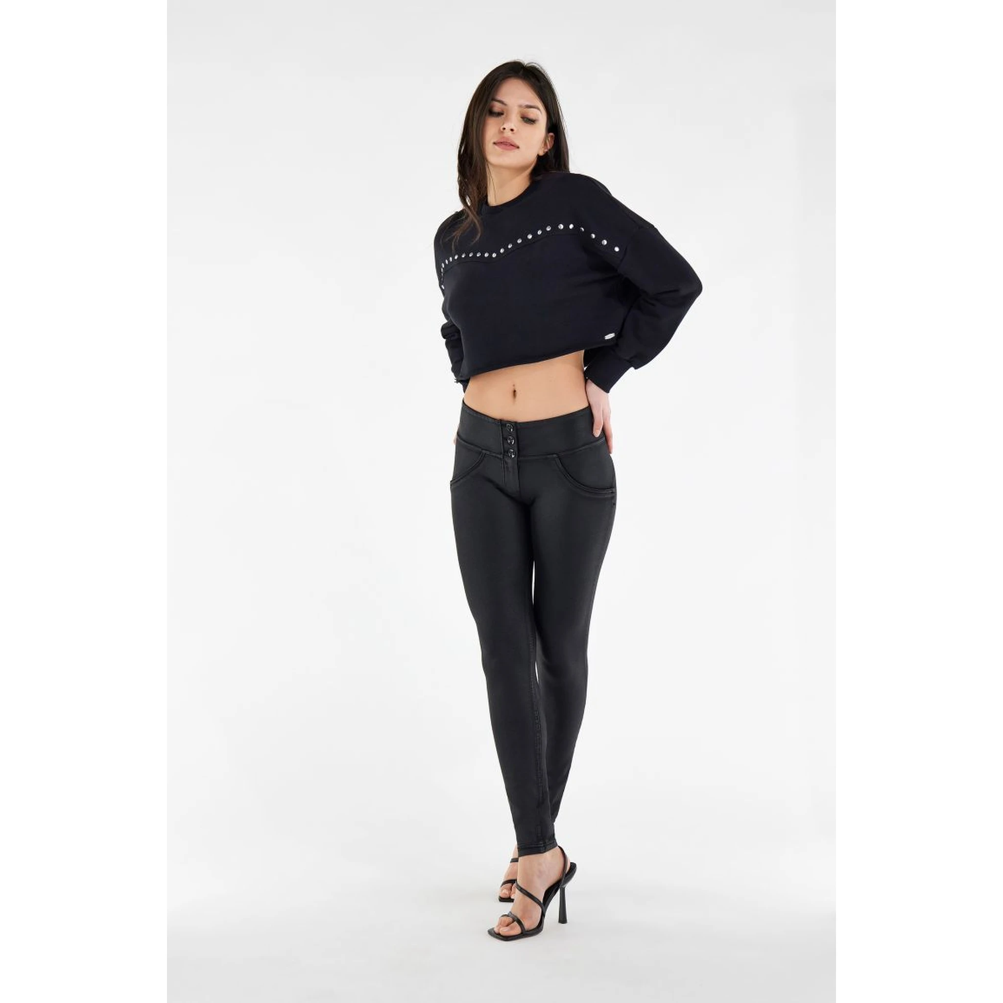 FREDDY Trousers Black