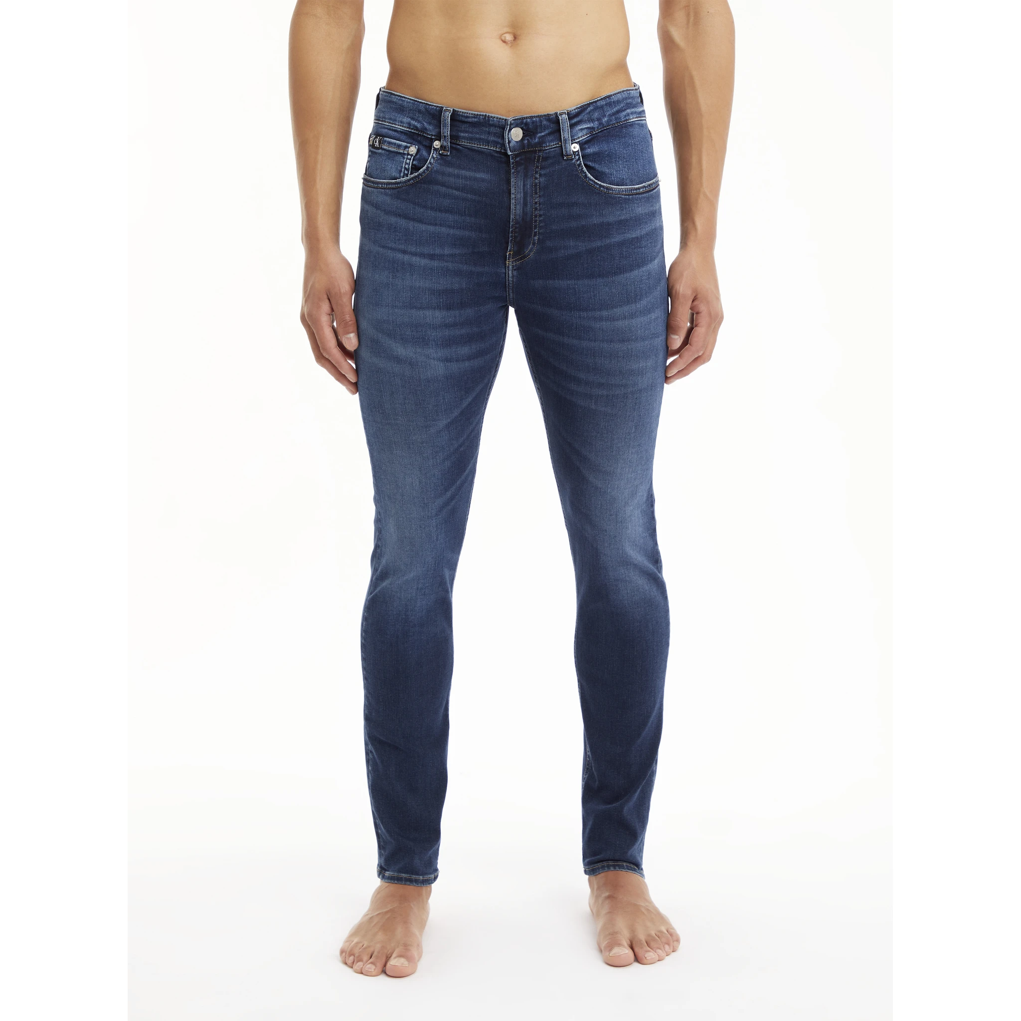 بنطلون كالفن كلاين أزرق