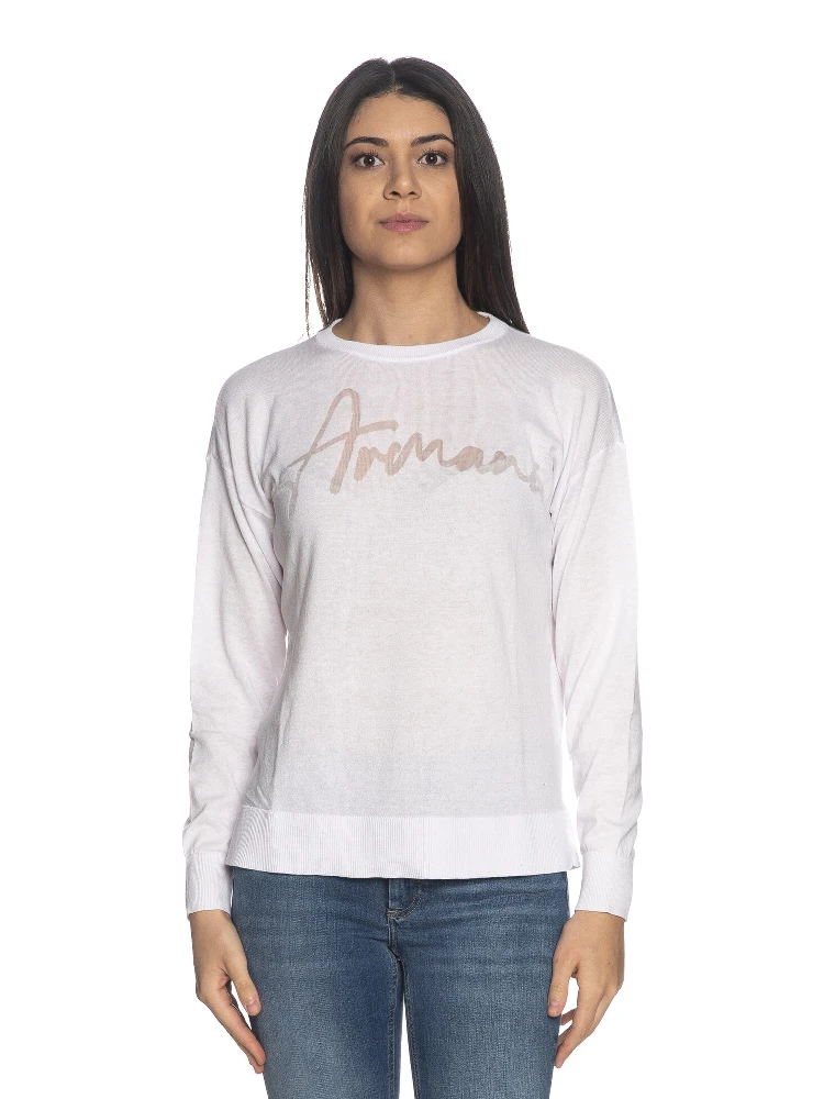 ARMANI EXCHANGE Sweaters White alternative
