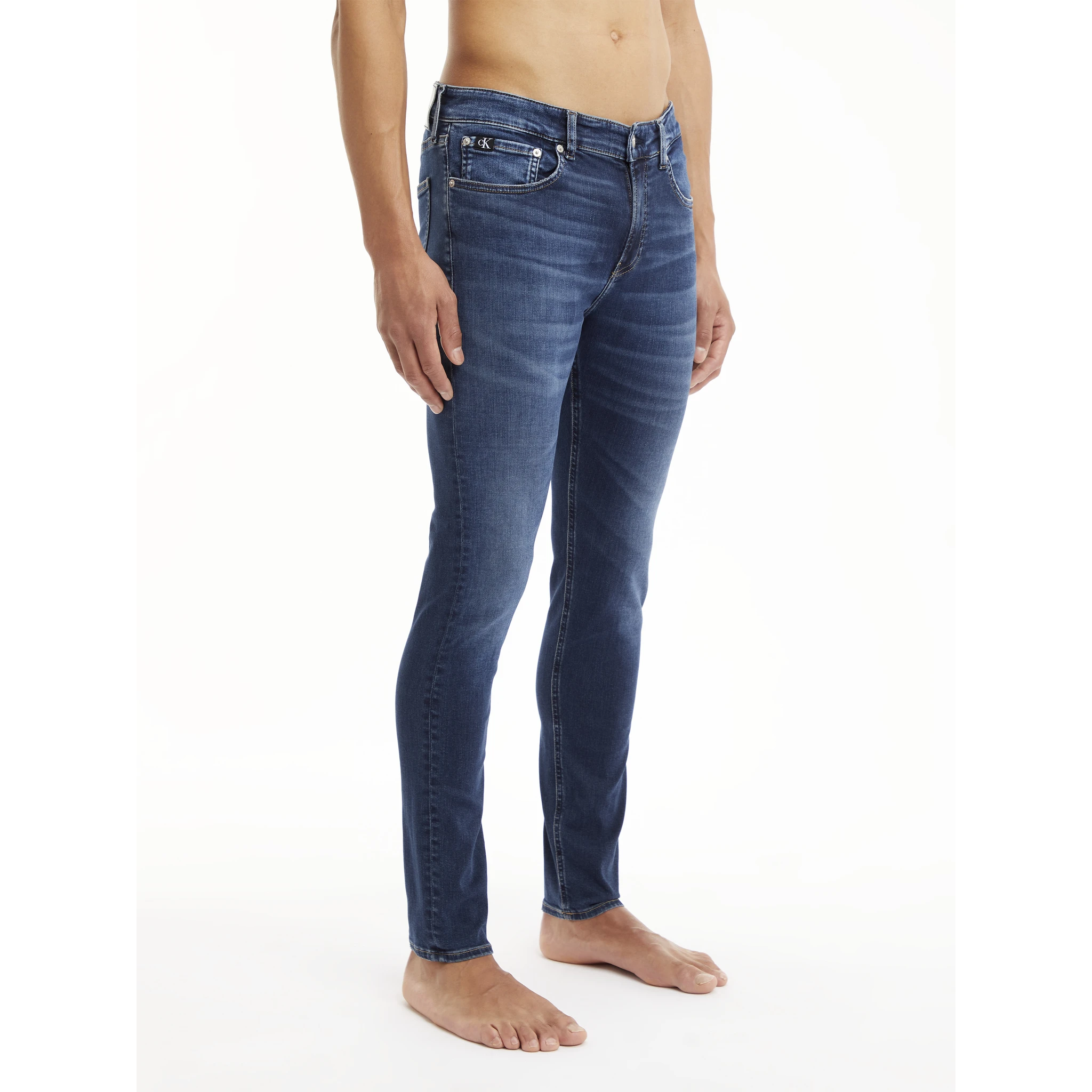 بنطلون كالفن كلاين أزرق