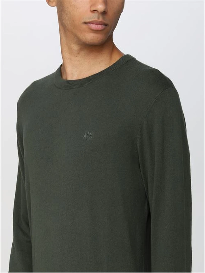 Man Sweater Garnet Size S Cotton, Cashmere, Elastane In Green