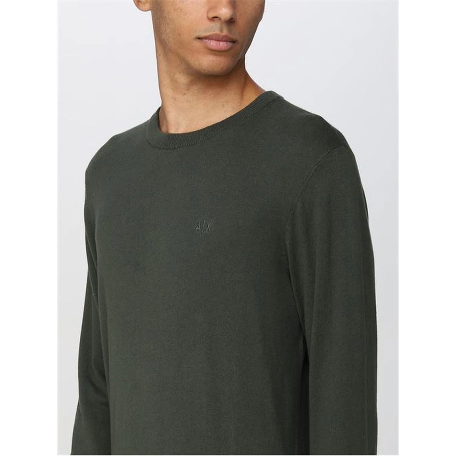 Man Sweater Garnet Size S Cotton, Cashmere, Elastane In Green