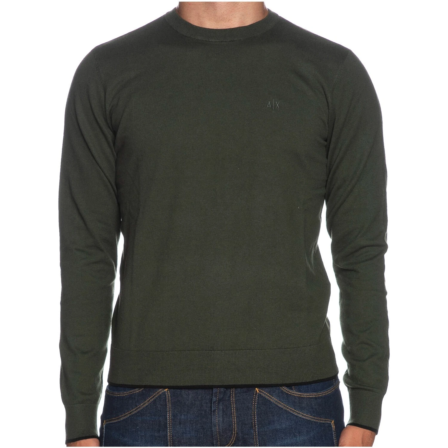 Man Sweater Garnet Size S Cotton, Cashmere, Elastane In Green