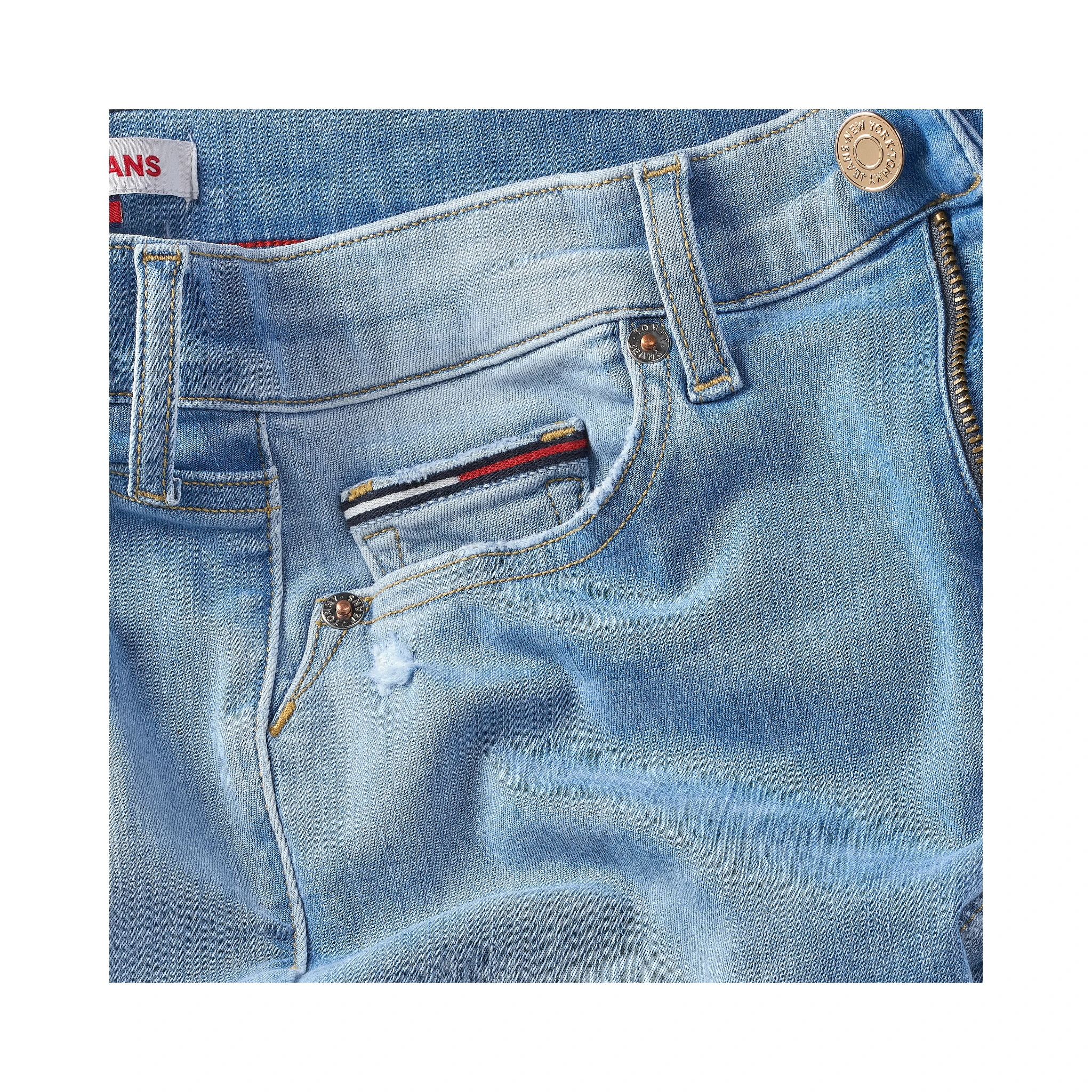 بنطلون تومي جينز أزرق