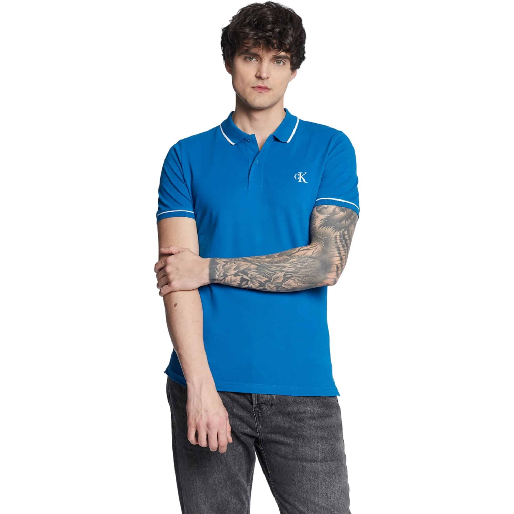 Calvin Klein T-shirts and Polos Blue