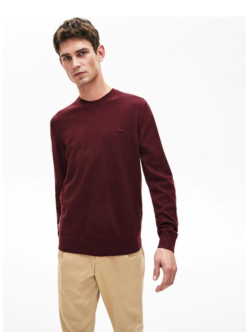 Lacoste Sweaters Bordeaux