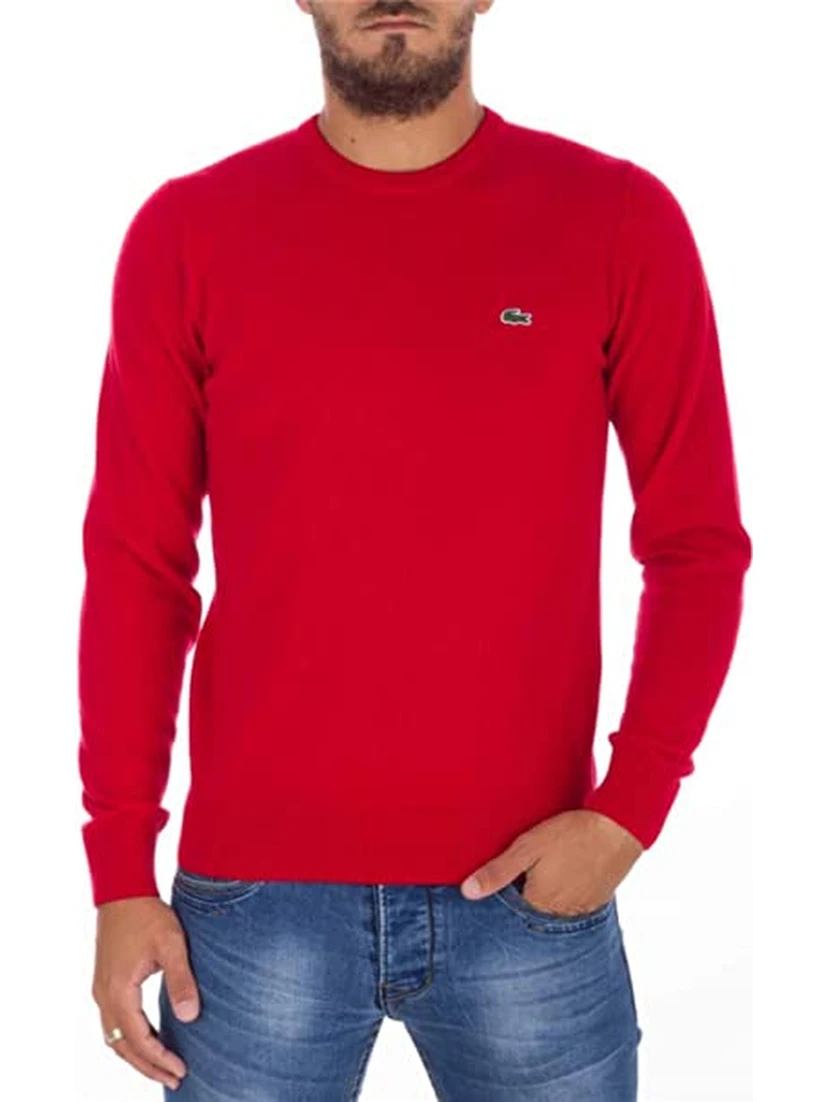 Lacoste Sweaters Red