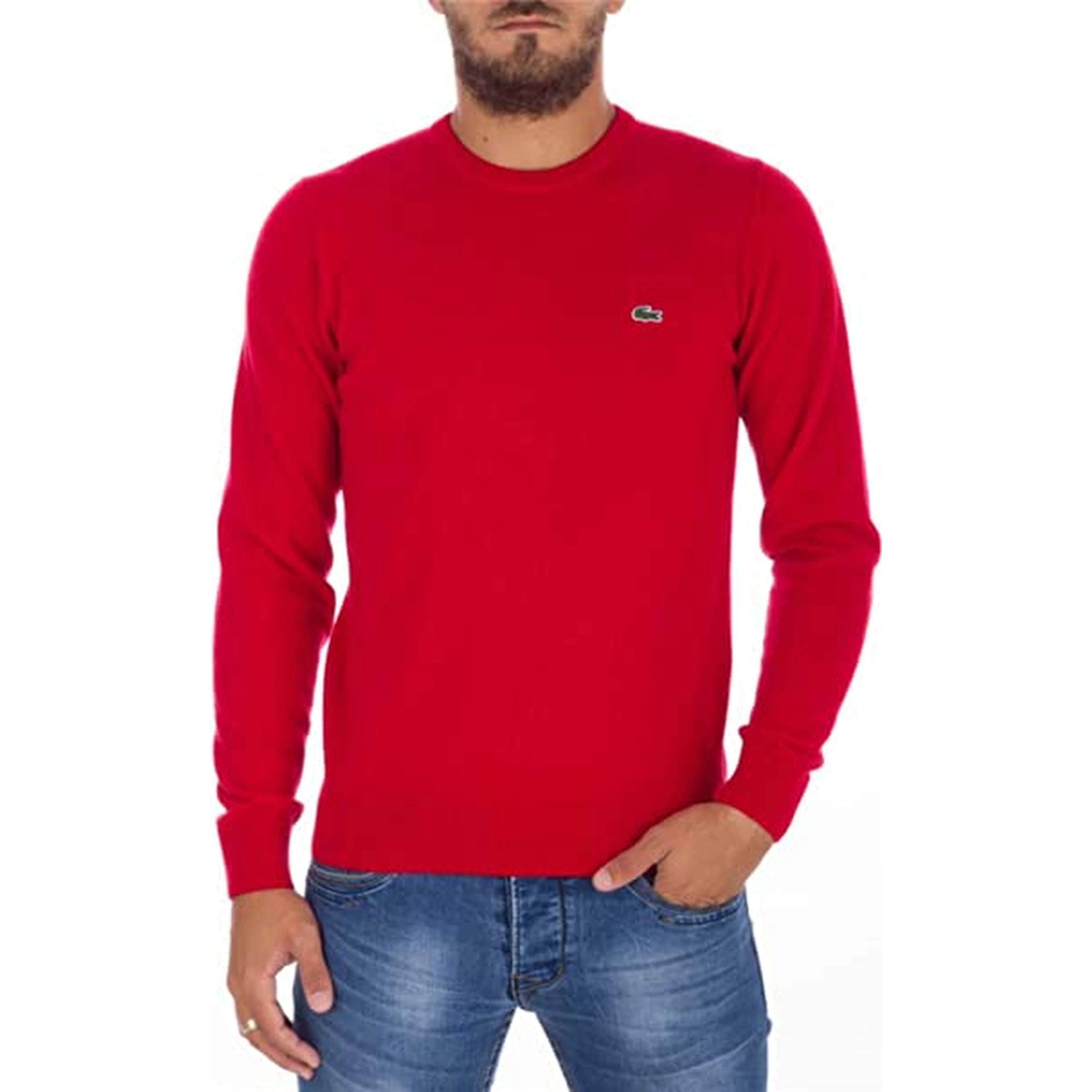 Lacoste Sweaters Red
